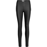 12 - Nylon Bukser & Shorts Object Collector's Item Coated Leggings - Black