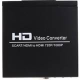 HDMI Kabler North SCART/HDMI-HDMI/Coaxial/3.5mm F-F Adapter
