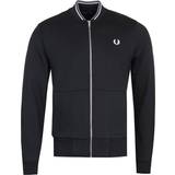 Fred Perry Sort Jakker Fred Perry Zip Bomber Jacket