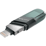 256 GB - Apple Lightning - USB 3.0/3.1 (Gen 1) USB Stik SanDisk iXpand Flip 256GB USB 3.1