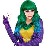 Damer - Superhelte & Superskurke Parykker Widmann Evil Joker Wig