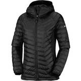 Columbia Dame - Høj krave Overtøj Columbia Women's Powder Pass Hybrid Hooded Jacket - Black