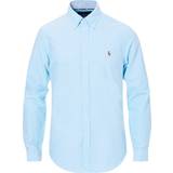 Polo Ralph Lauren Herre Skjorter på tilbud Polo Ralph Lauren Slim Fit Stretch Oxford Shirt - Aegean Blue