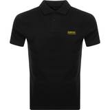 Barbour Slim Overdele Barbour Essential Pique Polo Shirt - Black