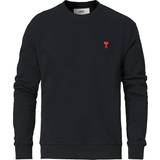 Ami Paris Heart Logo Sweatshirt - Black