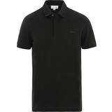 Lacoste Sort Tøj Lacoste Regular Fit Tonal Crocodile Polo Shirt - Black