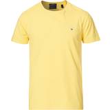 Gant Bomuld - Gul Overdele Gant Original T-Shirt - Brimestone Yellow
