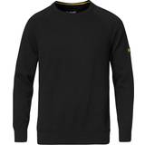 Barbour Tøj Barbour Cotton Crew Neck Sweater - Black