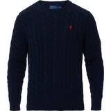 Overdele Polo Ralph Lauren Cable-Knit Cotton Sweater - Hunter Navy