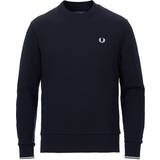 Fred Perry Parkaer Tøj Fred Perry Crew Neck Sweatshirt - Navy