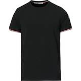 Moncler Slim Overdele Moncler Maglia Crew Neck T-shirt - Black
