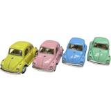 Magni Bus Magni VW Classical Beetle Pastel 1967 Pull Back 4 Assorted