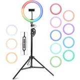Studio & Belysning 4smarts LoomiPod RGB Ring Light