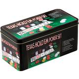 Hasardspil - Pokersæt Brætspil Hisab Joker Texas Hold'em Poker Set