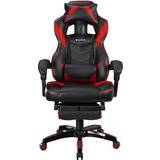 Læder Gamer stole Tracer Gamezone Masterplayer Gaming Chair - Black/Red