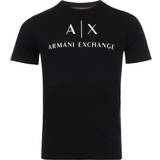 Emporio Armani 4 Overdele Emporio Armani Big Logo T-Shirt - Black