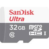 32 GB - Class 10 Hukommelseskort & USB Stik SanDisk Ultra Lite microSDHC Class 10 UHS-I U1 A1 100MB/s 32GB +Adapter
