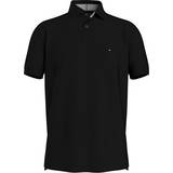Tommy Hilfiger Elastan/Lycra/Spandex Overdele Tommy Hilfiger 1985 Regular Fit Polo Shirt - Black