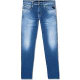 Replay Polyester Bukser & Shorts Replay Slim Fit Hyperflex Anbass Jeans - Medium Blue