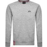 Alpha Industries Herre Sweatere Alpha Industries Basic Small Logo Sweatshirts - Grey