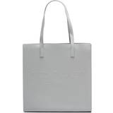Ted Baker Soocon Crosshatch Large Icon Bag - Light Grey
