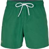 Lacoste Light Quick-Dry Swim Shorts - Green / Navy Blue