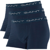 Gant Bomuld Undertøj Gant Basic Solid Cotton Boxer 3-pack - Navy