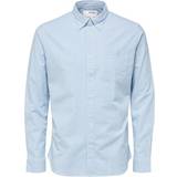 Selected Herre - XL Skjorter Selected Slhregrick-OX Flex Shirt Ls - Skyway Stripes