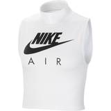 26 - Dame - Elastan/Lycra/Spandex T-shirts & Toppe Nike Women's Air Mock Tank - White/Black