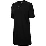 48 - Bomuld - Dame Kjoler Nike Sportswear Essential Dress - Black/White