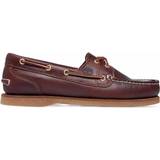 Lave sko Timberland Classic Amherst 2 Eye Boat W - Brown