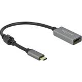 HDMI-kabler - USB C DeLock Ferrite USB C-HDMI M-F 0.2m
