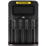 NiteCore Oplader - Sort Batterier & Opladere NiteCore UM4