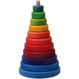 Plastlegetøj Stabellegetøj Grimms Stacking Tower Rainbow Large