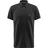 Haglöfs Elastan/Lycra/Spandex Overdele Haglöfs Mirth Polo Shirt - True Black
