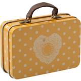 Metal Legetøjstilbehør Maileg Metal Suitcase Yellow with Dots