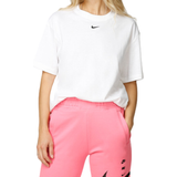26 - Løs Overdele Nike Women's Sportswear Essential Short Sleeve Top - White/Black