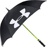 Sort - Stormsikker Paraplyer Under Armour Double Canopy Golf Umbrella Black/High-Vis Yellow