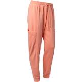 52 - Pink Bukser & Shorts Nike Air Fleece Pants - Crimson Bliss/White