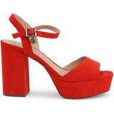 9 - Rød Sandaler med hæl Armani Exchange Sandals - Red