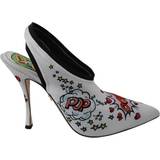 Dame - Polyester Højhælede sko Dolce & Gabbana Wow Neoprene Stretch Pumps - White