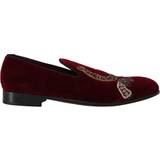 38 ½ - Læder Loafers Dolce & Gabbana Dress - Bordeaux