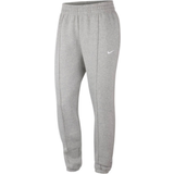 Nike Dame - Duffelcoatlukning Bukser Nike Women's Sportswear Essential Fleece Pants - Dark Grey Heather/White