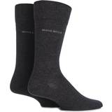 Hugo Boss Polyamid Undertøj HUGO BOSS Regular Length Socks 2-pack - Dark Grey