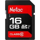 16 GB - SD Hukommelseskort Netac P600 SDHC UHS-I U1 Class 10 80MB / s 16GB
