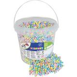 PlayBox Legetøj PlayBox Ironing Beads Pastel Mix Bucket 10000pcs