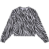 48 - Bomuld - Zebra Tøj Nike Women's Sportswear Icon Clash Sweatshirt - Purple Chalk/White