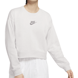 26 - Bomuld - Dame Sweatere Nike Sportswear Women's Crew Sweatshirt - Platinum Tint