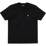 Carhartt T-shirts & Toppe Carhartt S/S Chase T-shirt - Black/Gold