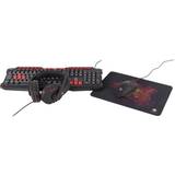Mus tastatur headset Deltaco 4-in-1 Gaming Gear Kit (Nordic)